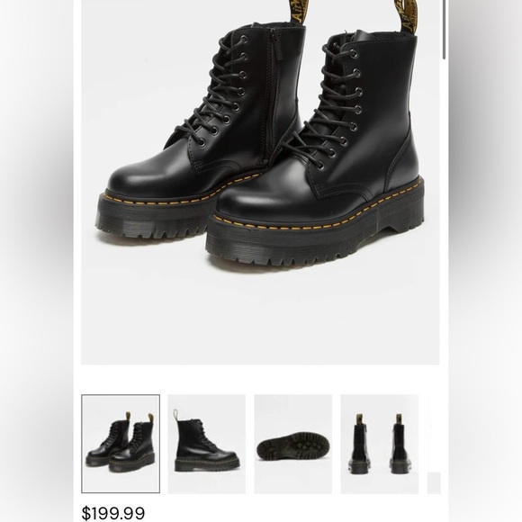 Jadon leather platform doc martin boots - Picture 5 of 5